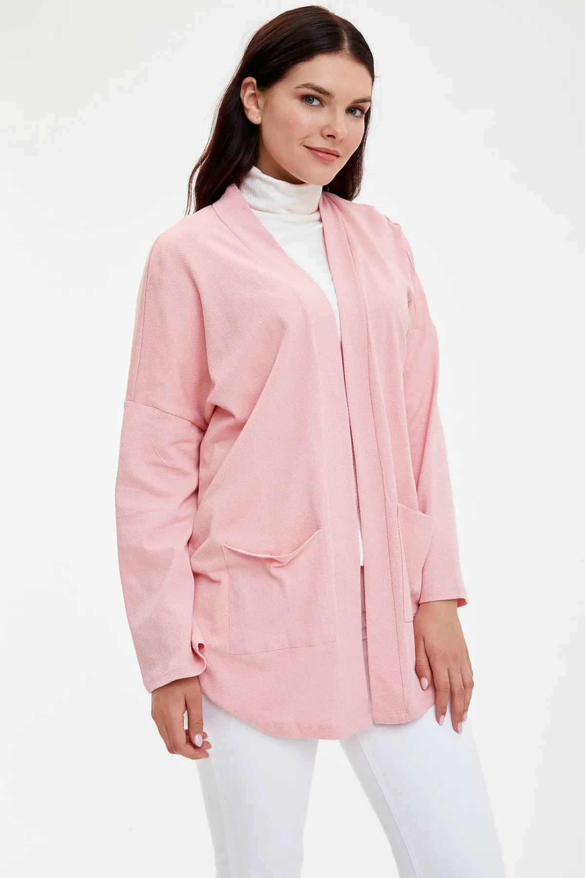 DeFacto женский модный вязаный кардиган Осенний Женский Повседневный свободный