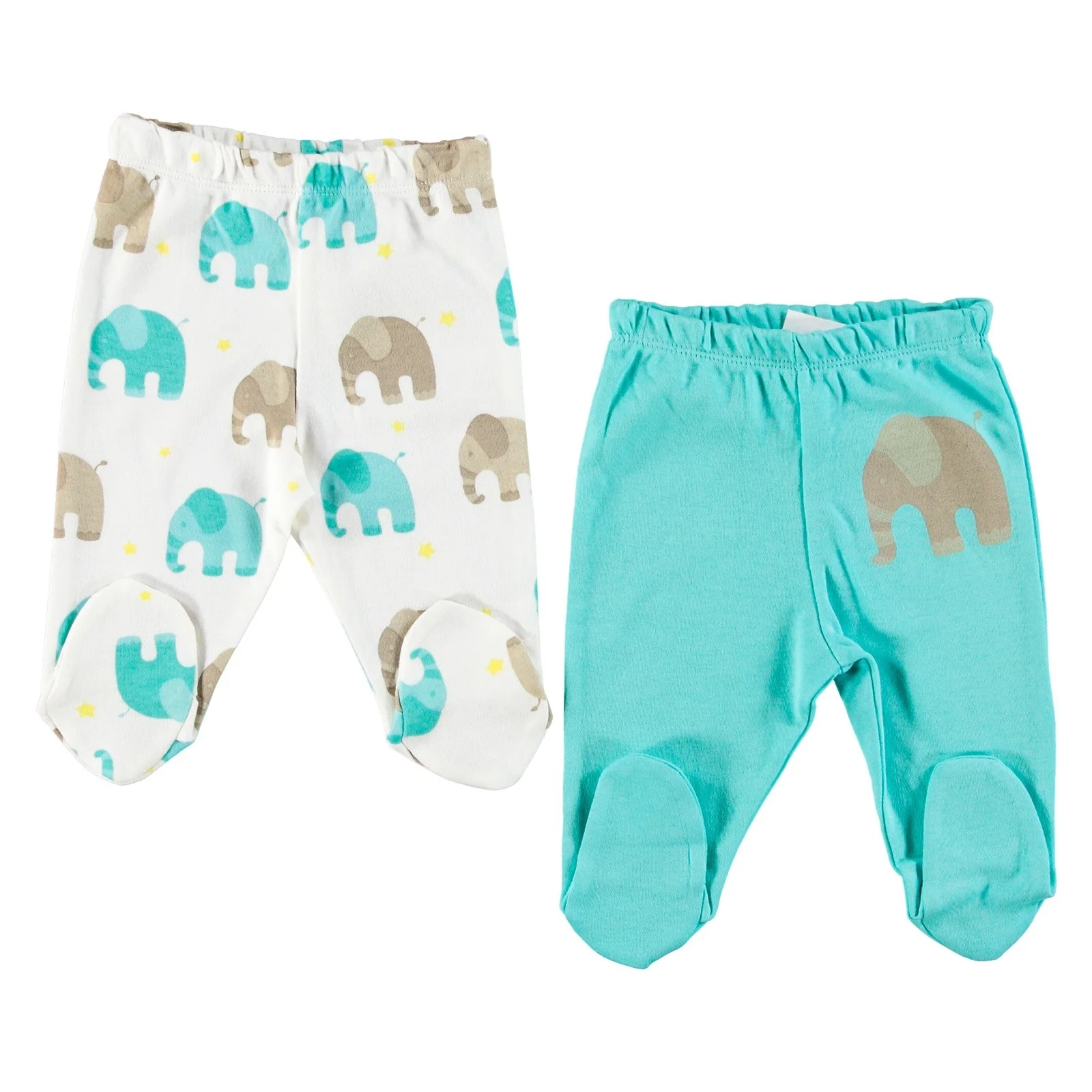 Ebebek Luggi/штаны со слонами для маленьких мальчиков комплект из 2 предметов| |