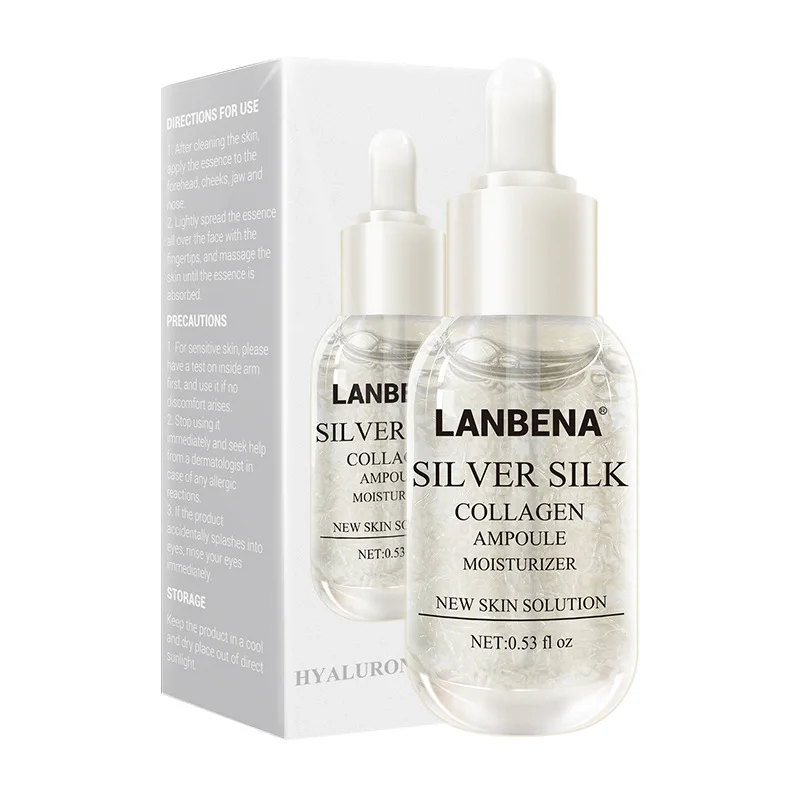 LANBENA крем для лица серебряный шелк ампула коллагена Сыворотка против старения