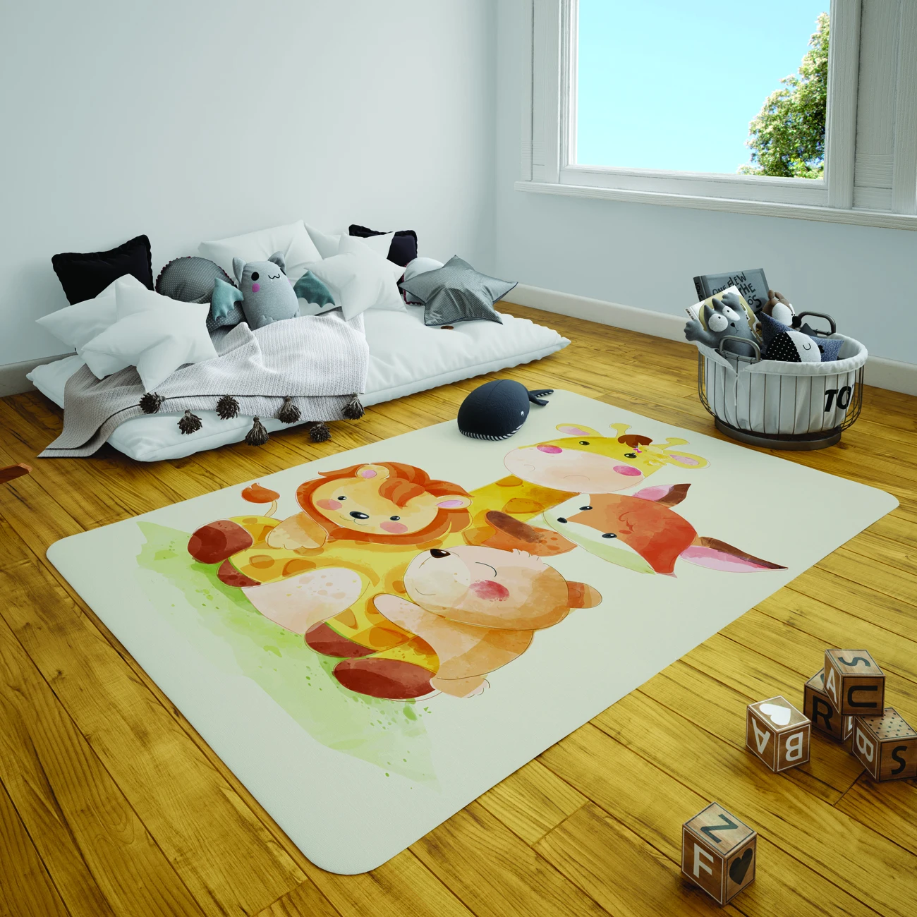 Ковер для детской комнаты нескользящий напольный коврик 2021 дюйма стандартный