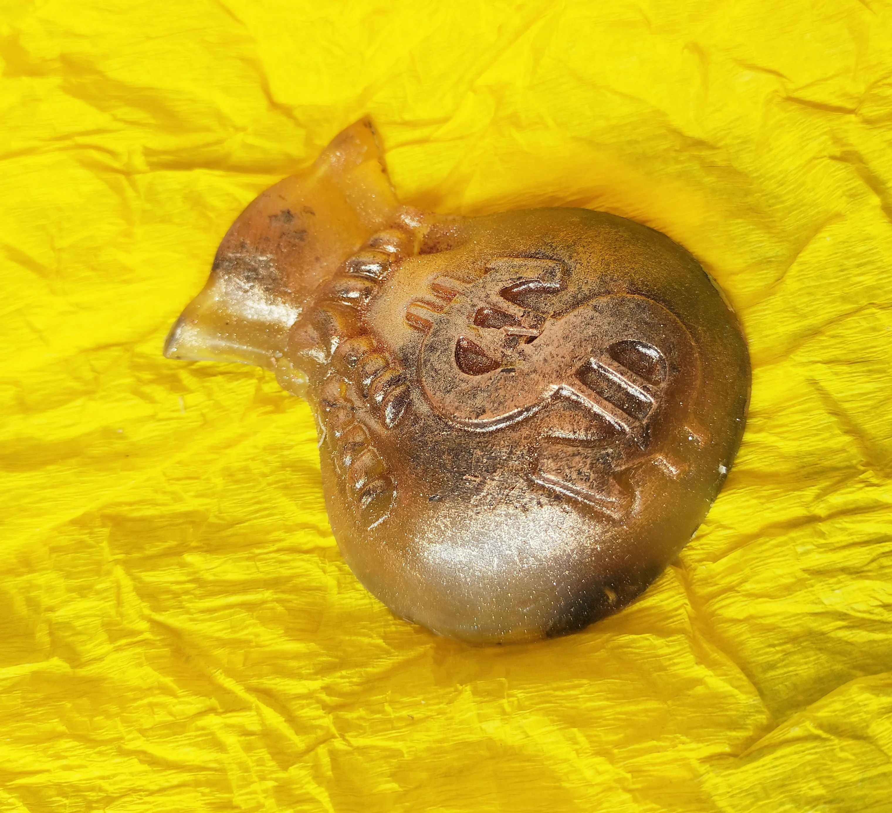 Figured handmade soap bag with money dollars 004233 le'mon | Soap