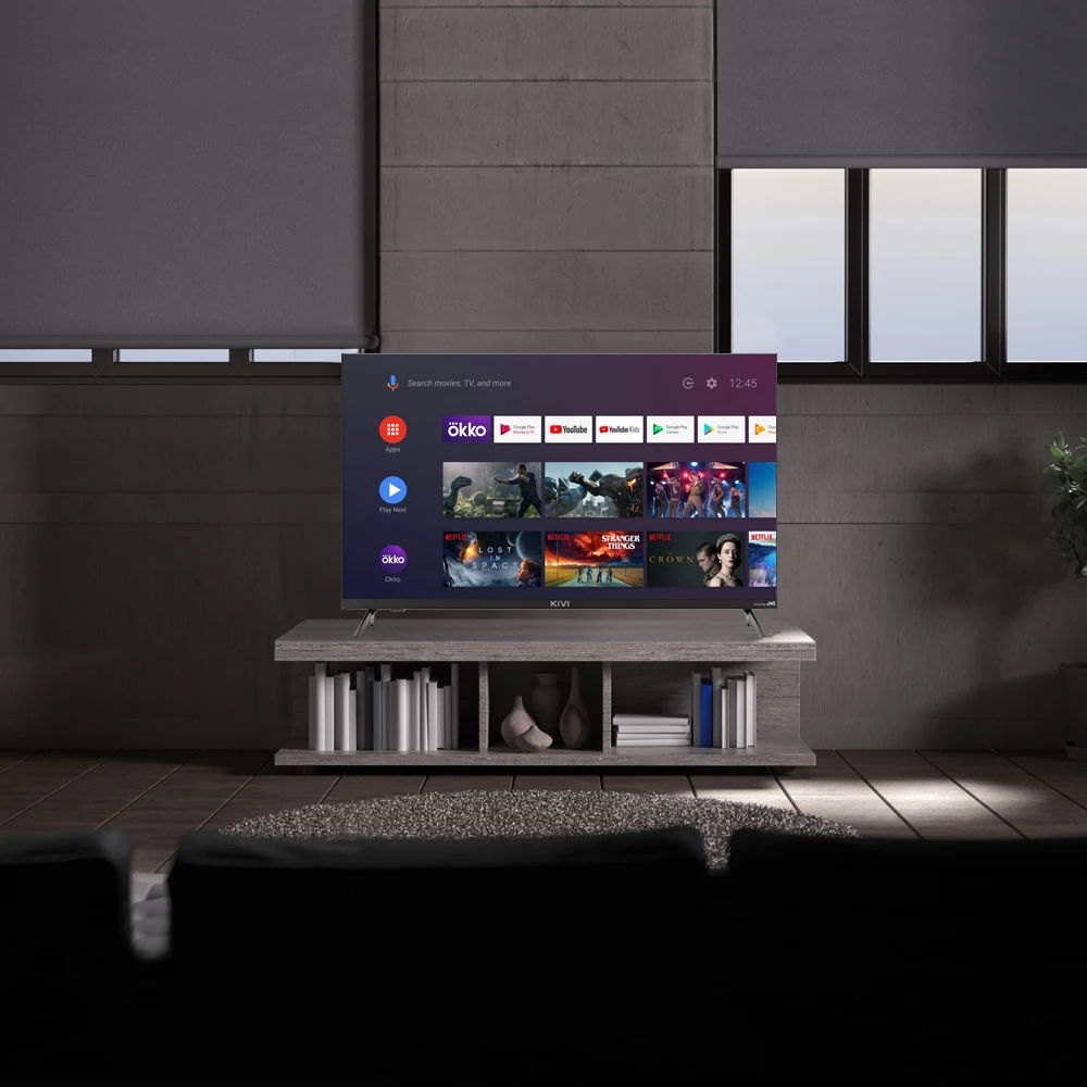 Телевизор KIVI 32H740LB 32'' HD Ready (1366x768) Google Android TV 9 Ethernet WiFi Bluetooth |