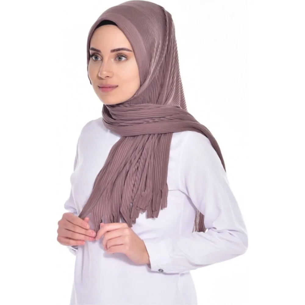 

Реквизит для женщин Hazır Pliseli shal-hijab femme musulman
