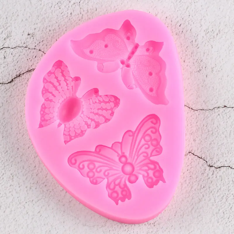

Butterfly Silicone Mold Wedding Jewelry Cupcake Topper Fondant Molds Cake Decorating Tools Chocolate Gumpaste Candy Clay Moulds