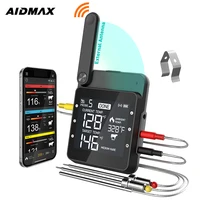 AidMax NC01 Digital Tuya Wifi Bluetooth BBQ Grill Thermometer Wireless Food Meat Thermometer With Oven Probe For Kitchen Cooking
