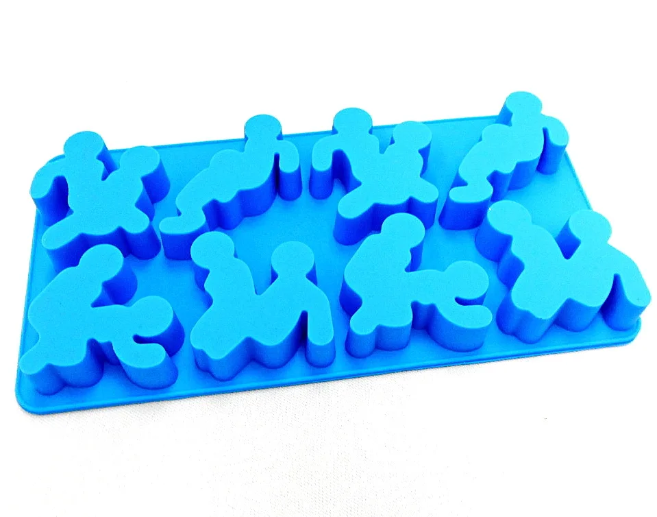 1X сексуальный силиконовый формователь кубиков льда лоток череп фруктовых соков