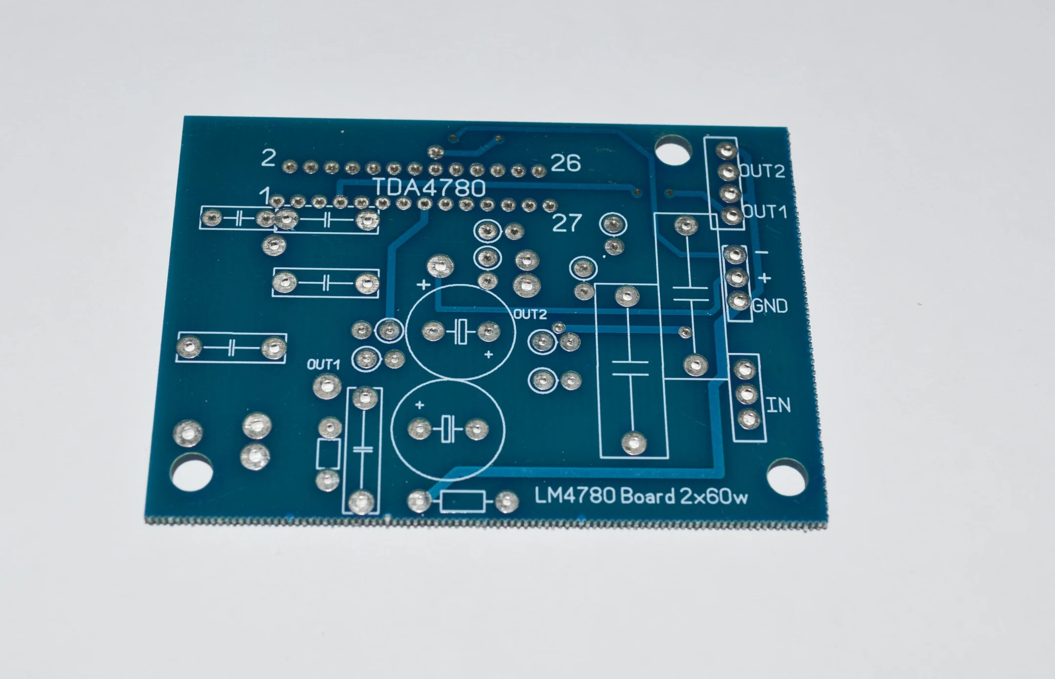 Плата для сборки Усилитель LM4780 2X60Вт PCB amplifier | Электронные компоненты и