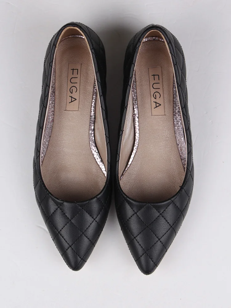 

Women's Ballerina Black Quilted Daily Ballerina 2021 Summer Season