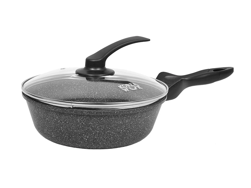 Алюминиевый вок KOREA WOK KWS2624MS с антипригарным покрытием MEGA STONE диаметром 26 см