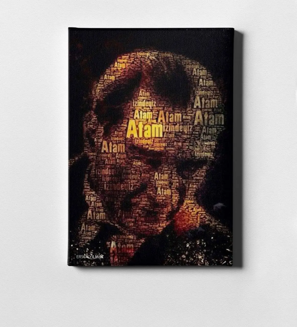 

Personalized Ataturk Canvas Print (50x70 cm.) 8 gift Home Decoration Special Design Home Office Business Place Quality