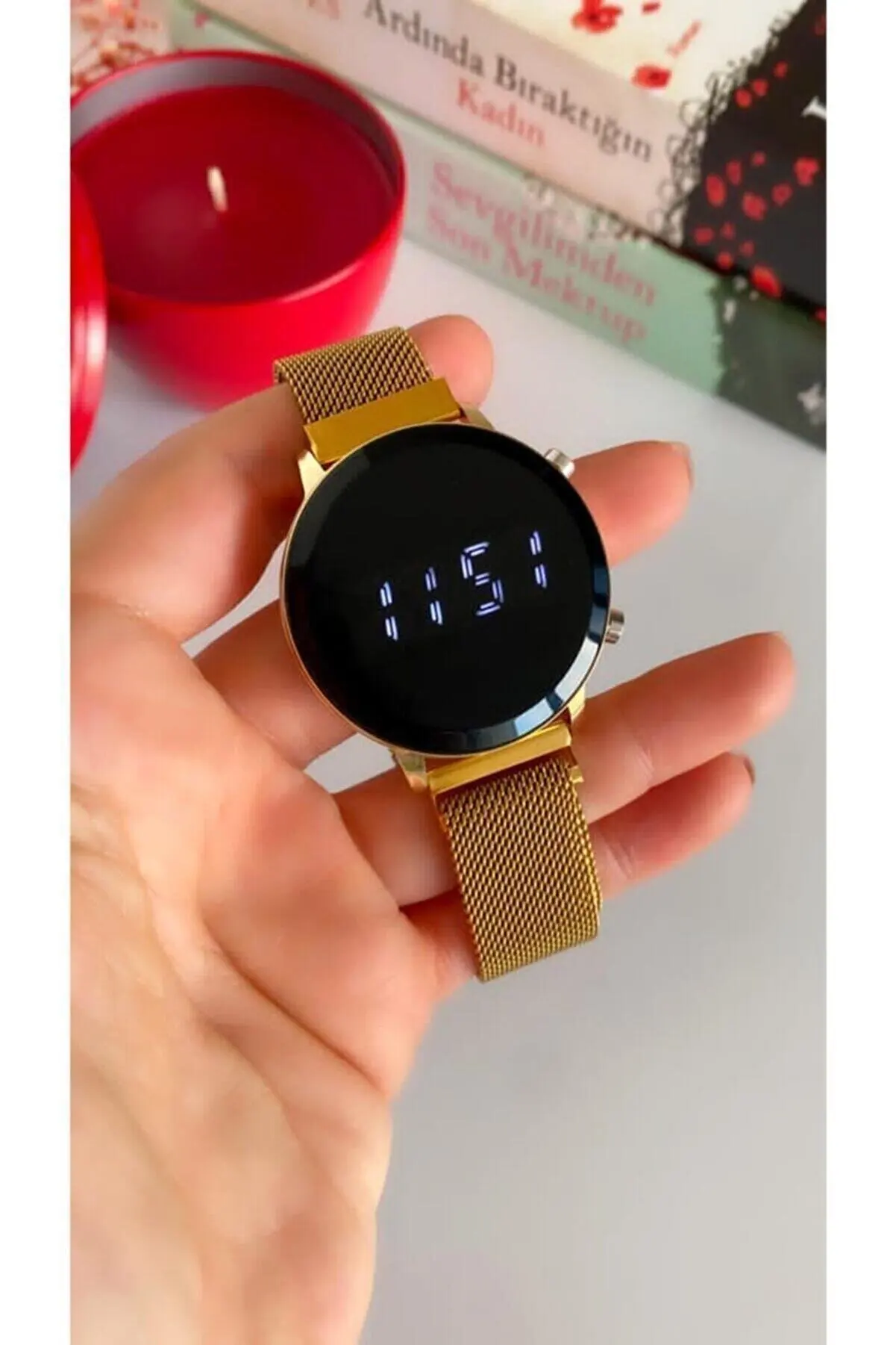 

High quality Spectrum Unisex Buttoned Led Clock Magnet Band Special Series LD100-TPL