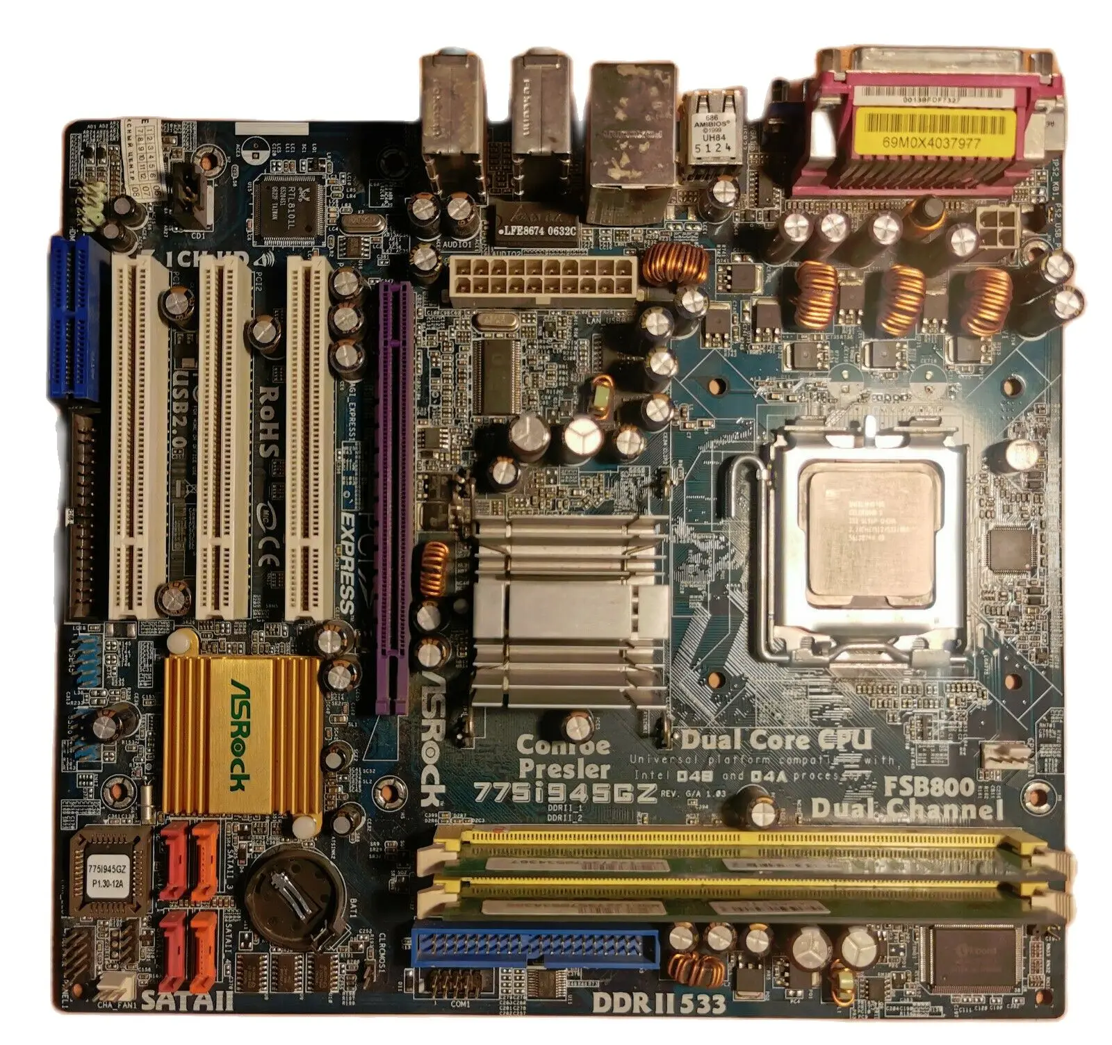 Материнская плата ASRock 775i945GZ Socket LGA775|Материнские платы| |