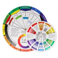color wheel tattoo supply ink chart paper accessories professional equipment permanent makeup pigments wheel 1pc or 2pcs choice
