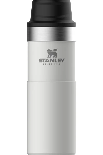 Белая термокружка STANLEY Classic 0 47L One hand 2.0 10 06439 032|Вакуумные фляги и термосы| |