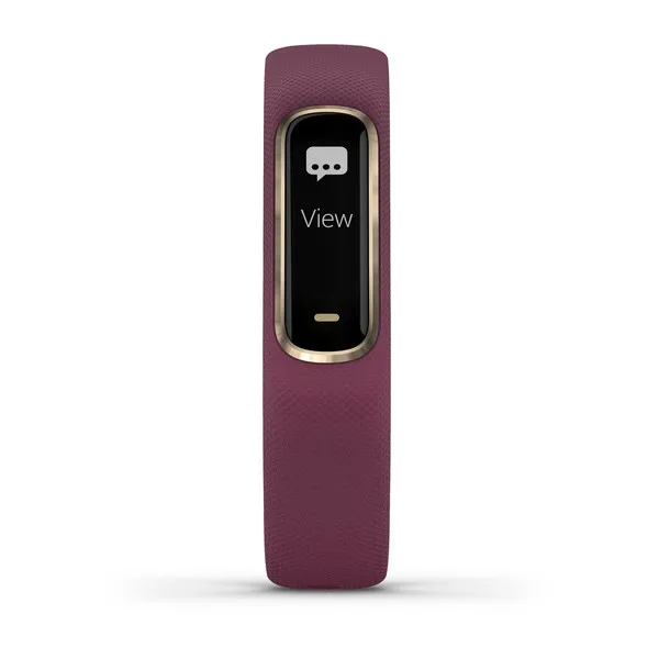 Фитнес-браслет Garmin Vivosmart 4 бордовые с золотом | Электроника