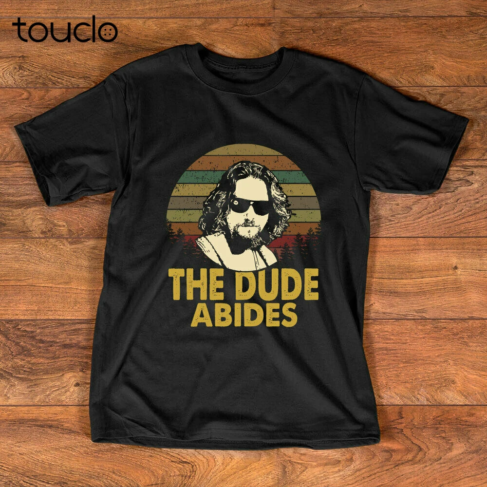 В Dude Abides Винтаж ФУТБОЛКА | БОЛЬШОЙ ЛЕБОВСКИ 90s рубашки с цитатами|Мужские