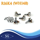 Резисторы переменные R16K4 A500K L20F 500 кОм вал 20 5 шт. в комплекте