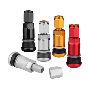 Универсальные Металлические колпачки для бескамерных шин, из алюминиевого сплава, 4 шт.