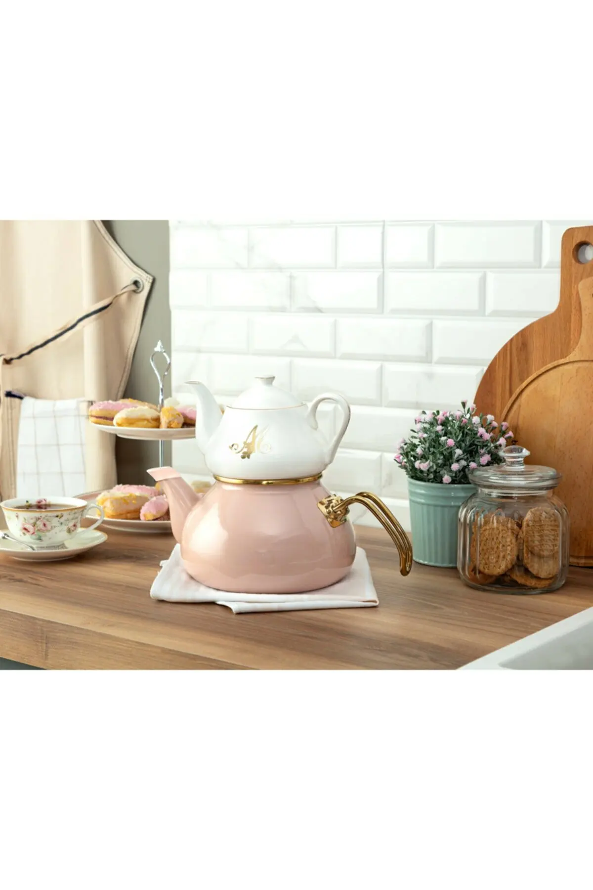 

Чайный горшок-пудра, медный горшок ручной работы, роскошный золотой и серебряный чайник swarovski