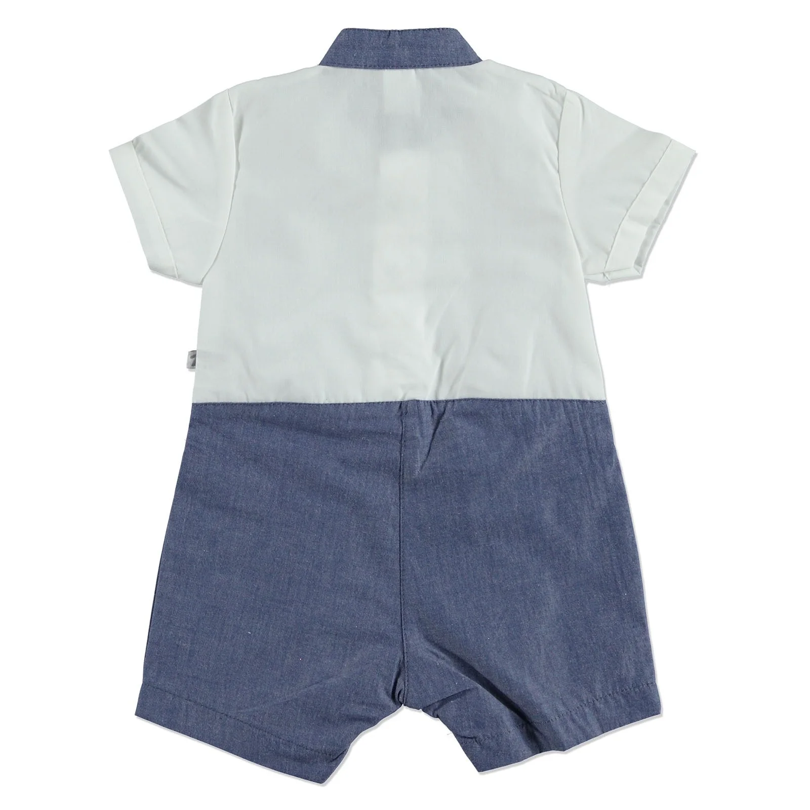 Ebebek BabyZ/Летний комбинезон-поло с короткими рукавами и вышивкой для маленьких