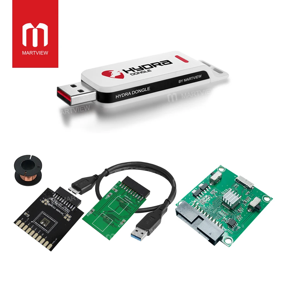 Martview новая версия гидро донгл + eMMC ISP адаптеры инструмент (eMMC и контакты USB 3 0) |