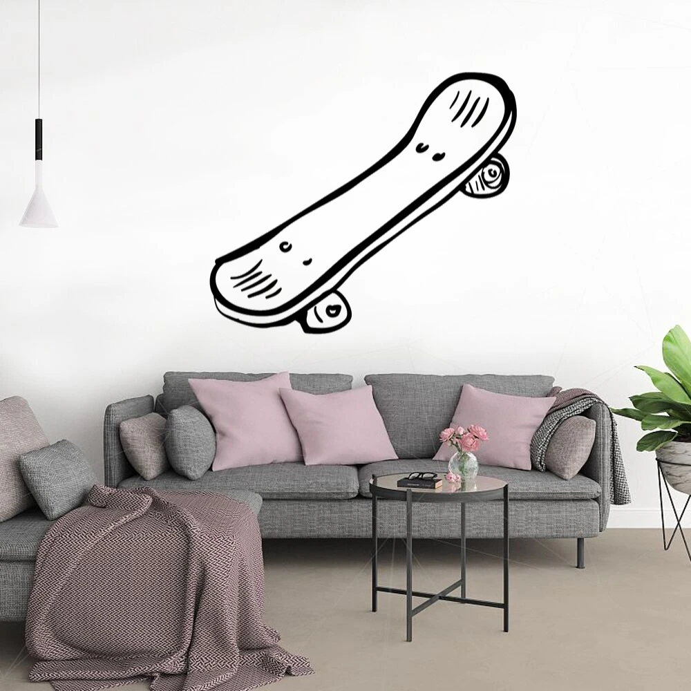 Художественная Наклейка на стену для скейтборда A00175|Наклейки стену| |