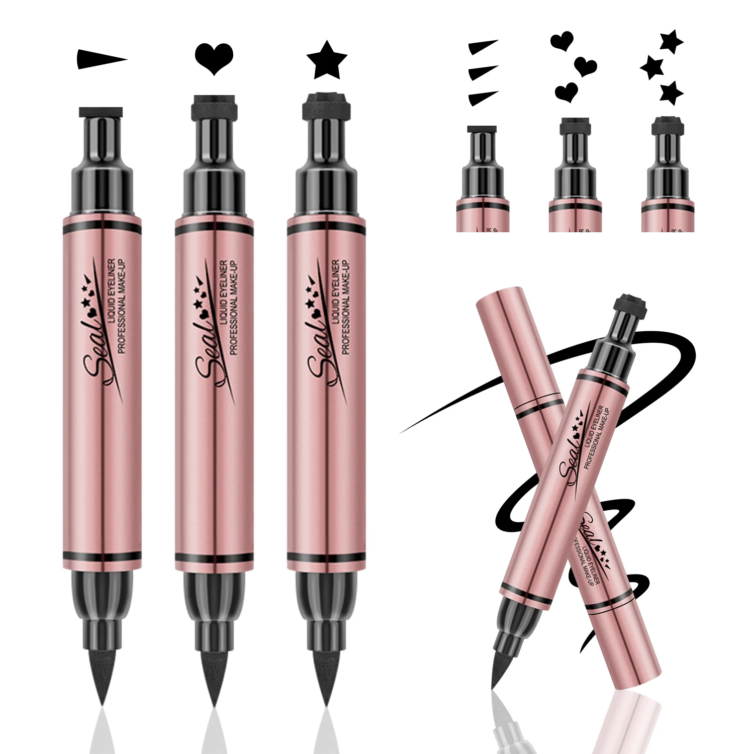 

Eyeliner Stamp Perfect Wing Cat Eye Stamp Long Lasting Liquid Waterproof & Smudgeproof Makeup