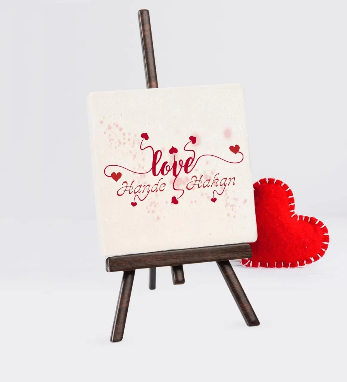 Индивидуальный дизайн на День святого Валентина натуральный камень-14 | Дом и сад