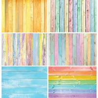 vinyl colorful wooden texture background wood planks grain photography backdrops photo studio props 211001 yxx 11