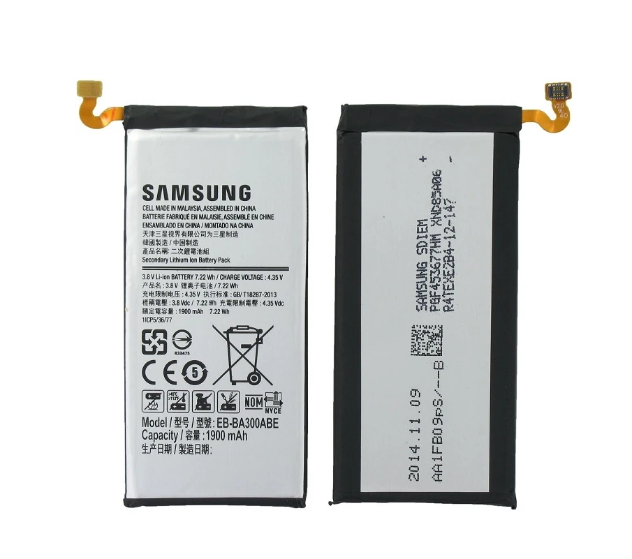 

Аккумулятор Samsung A3 A300 EB-BA300ABE 1900 мАч