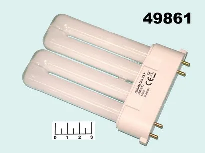 Лампа люминесцентная 18W 2G10 840 4000К белый Osram 4 контакта