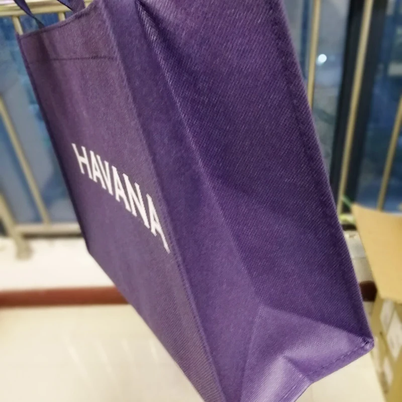 Оптовая продажа 500 шт./лот синие высококачественные нетканые сумки-тоуты для