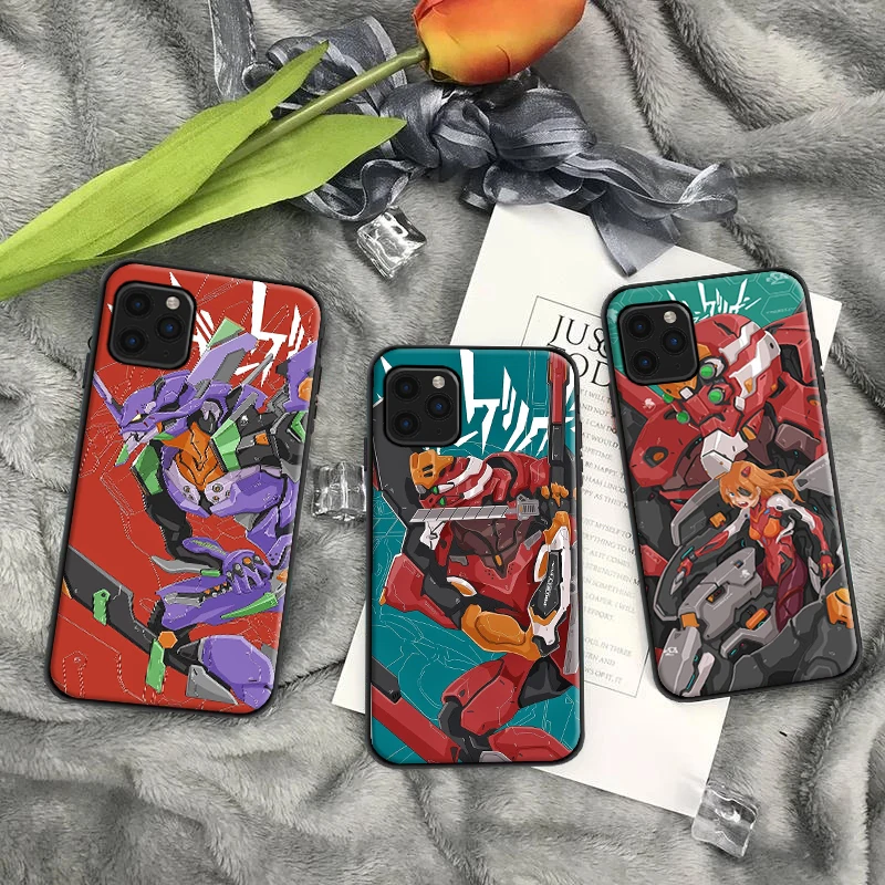 

Genesis Evangelion Anime Phone Case For iPhone 11 12 13 XS XR X Pro MAX 6 6S 7 8 Plus SE 2020 Coque Soft TPU Cases Back Cover
