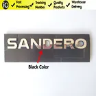 Хромированная Эмблема для багажника автомобиля Dacia Sandero 908901792R, наклейка с буквами, наклейка на заднюю часть автомобиля, табличка с названием, Высококачественная Быстрая доставка