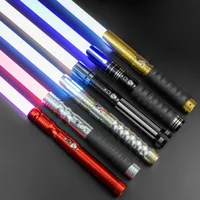 THYSABER Metal hilt hot gifts RGB heavy dueling lightsaber Combat Blaster Toys Jedi Saber