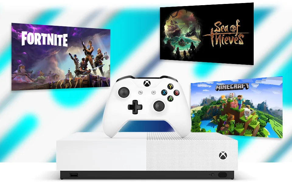 Игровая консоль Xbox One S All-Digital Edition 1TB SOT, Minecraft, Fortnite