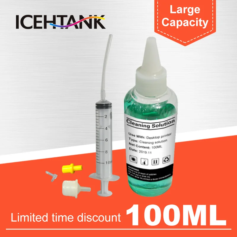 Печатная головка ICEHTANK чистящая жидкость для принтера hp пигментные чернила
