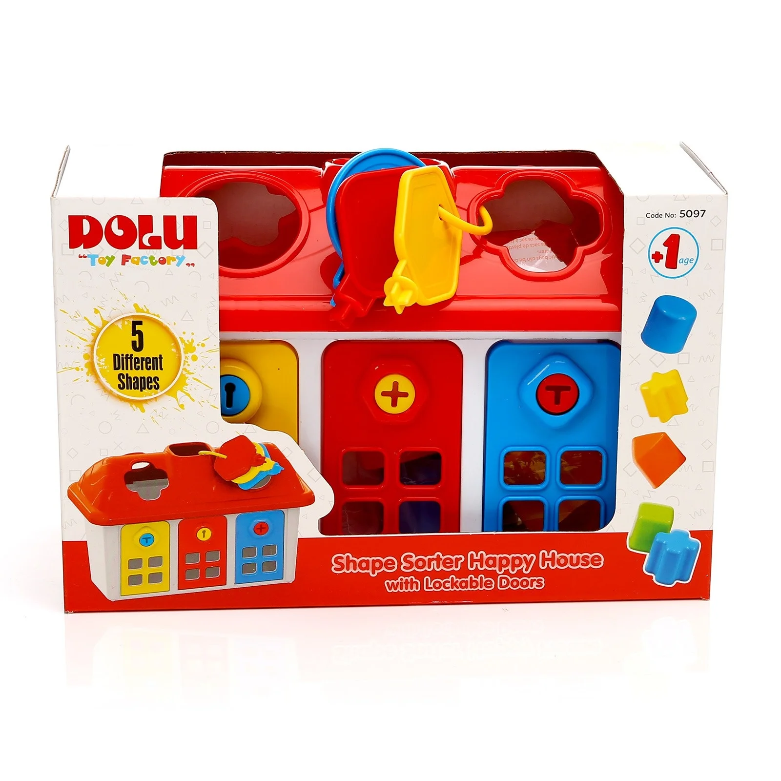 Ebebek Dolu shape сортировщик Happy Hous с закрытыми дверями 1 год + | Игрушки и хобби