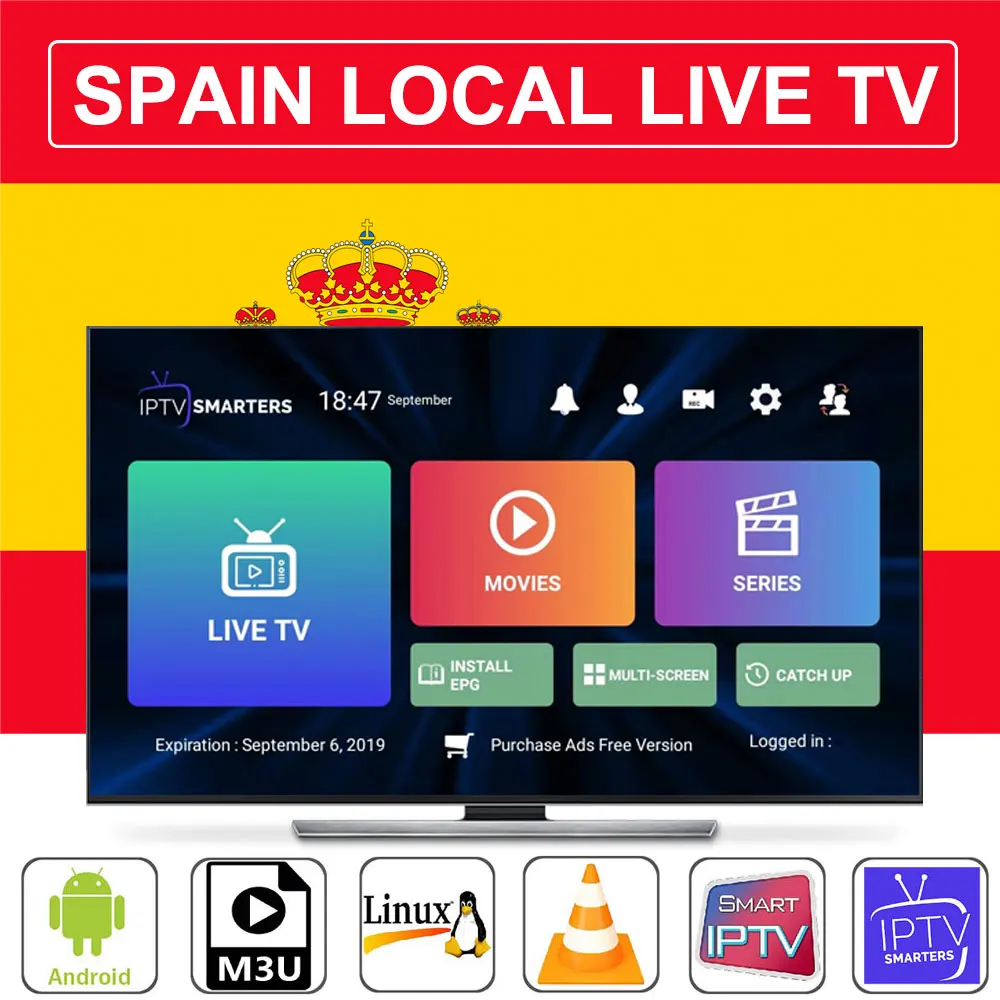 Suscripcion 12 Mese IP tv Испания DA ZN Movis M3U IP tv код M3u GSE Enigma для Android box Enigma2 IOS smart PC Smart tv