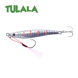 Silver Tiger Tulala литой металл 40 г джиговая блесна, шкура, литье свинца, рыбы, SeaBass, рыбалка на щуку Приманка снасти, вобберы, жесткие приманки - Цвет: Silver Tiger