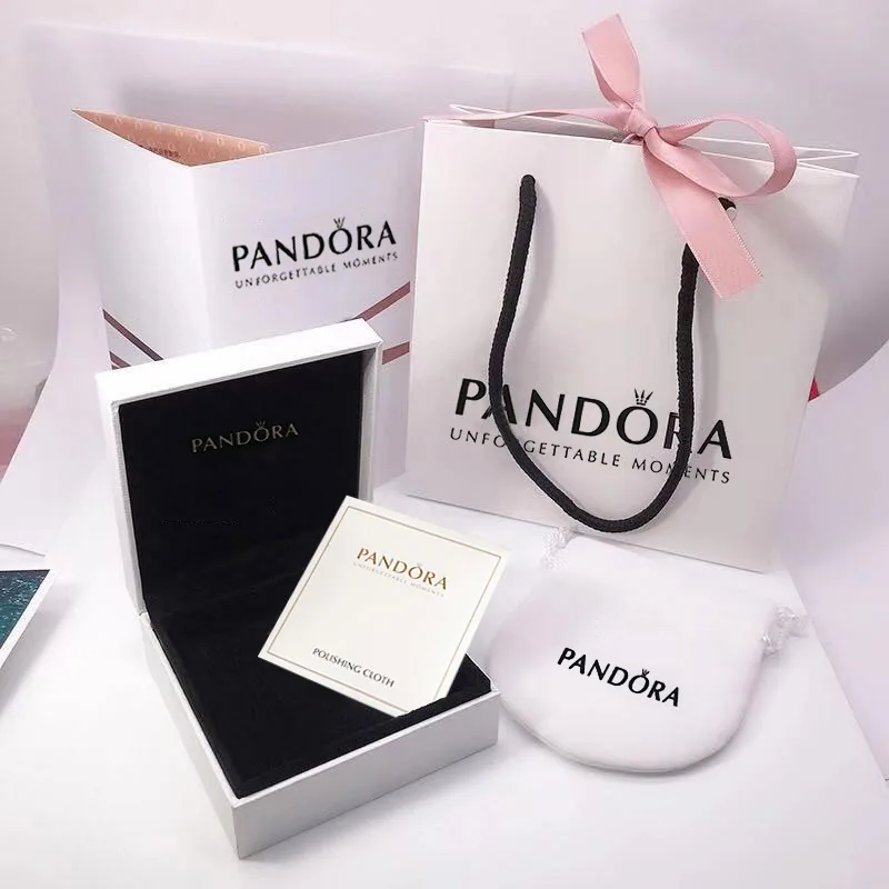 

Pandora Rose Gold Snake Chain Bracelet Round Pendant S925