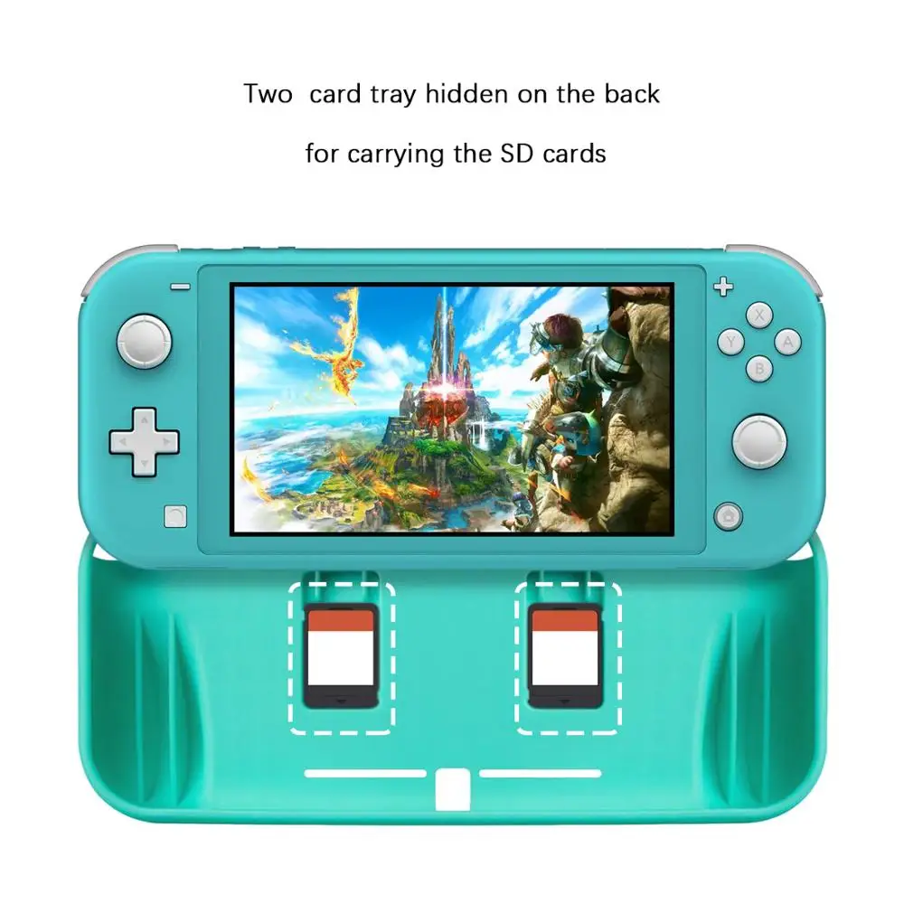 Силиконовый мягкий чехол-накладка на заднюю панель для kingd Switch Lite для NS Lite, защитный чехол-бампер из тпу