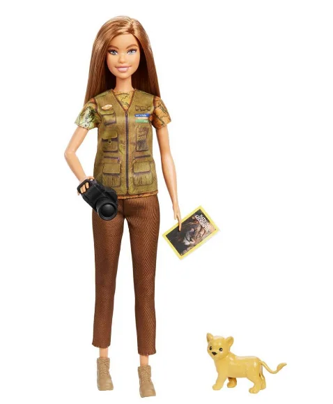 Куклы Барби Нат Гео GDM44 фотожурналист кукла фотографа авантюрные фото с