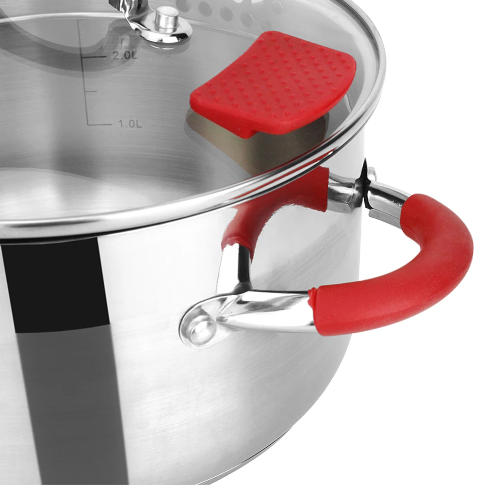 20 см Кастрюля для пасты из нержавеющей стали с ситечком многофункциональная