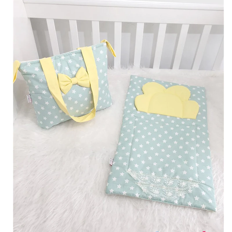 

Jaju Baby Green and Yellow Combined Baby Care Set