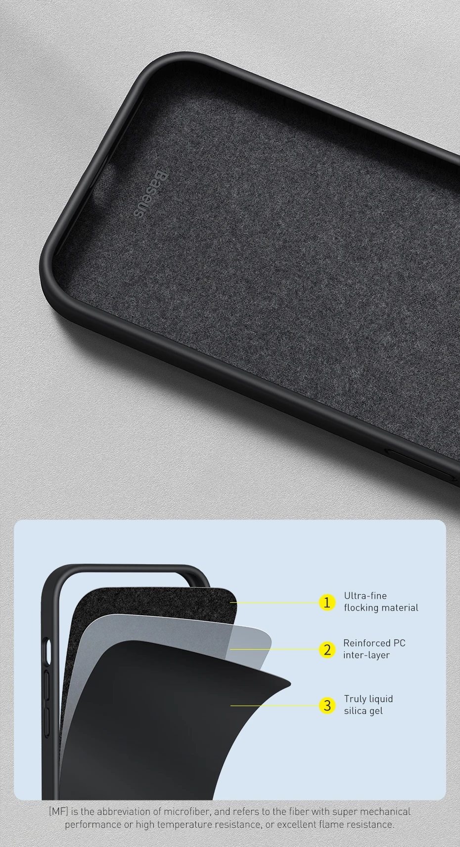 cell phone dry bag Baseus Silica Gel Phone Case For iPhone 13 Pro Lens Protector Cellphones Case For iPhone 13 Pro Max Back Phone Cover Case Case cell phone pouch