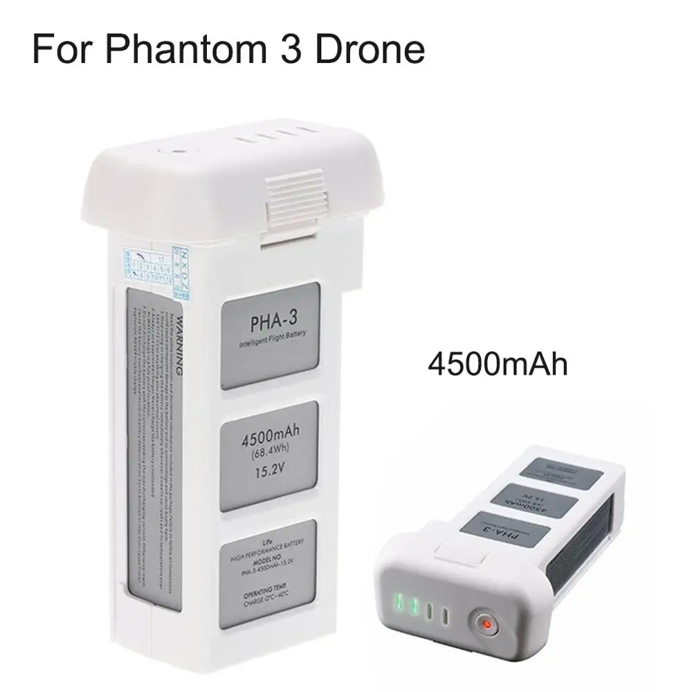 Перезаряжаемый аккумулятор 4500 мАч для DJI Phantom 3 Series профессиональный