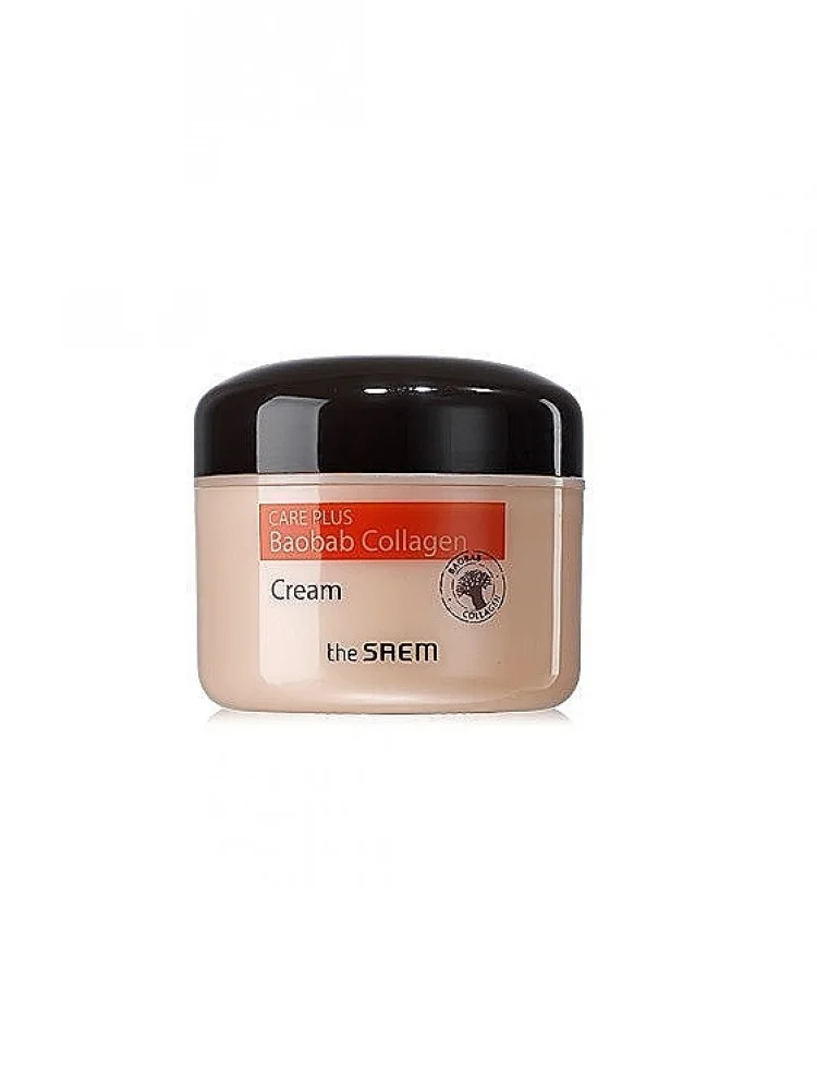 The Saem Care Plus Baobab Collagen Cream Крем коллагеновый для лица с экстрактом баобаба | Красота и