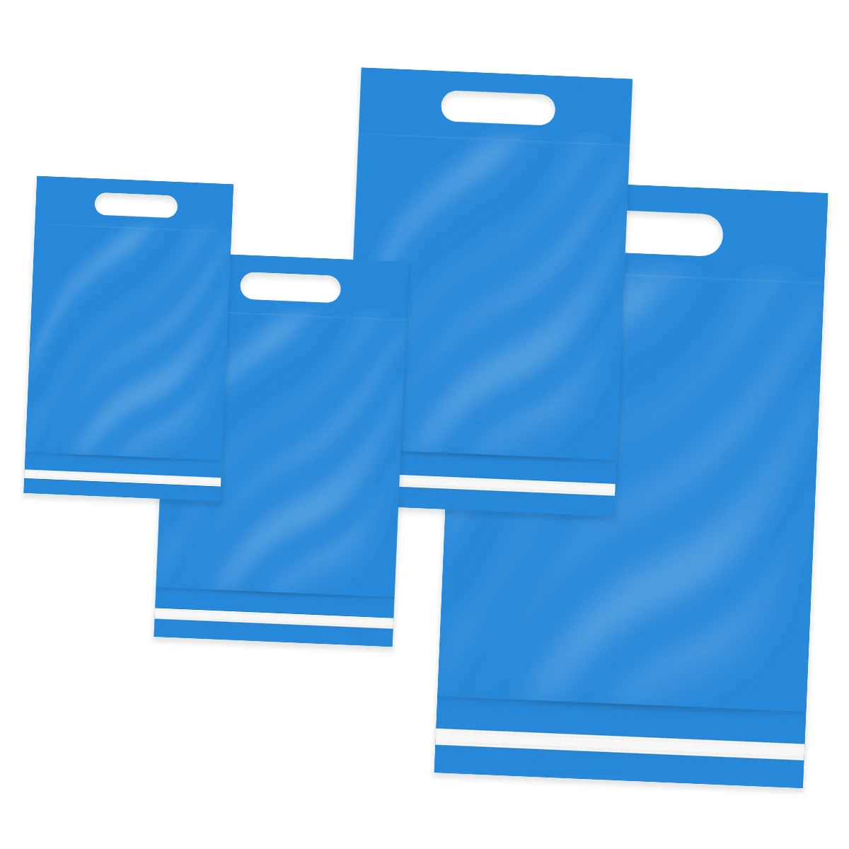 Полиэтиленовые пакеты с Голубой Ручкой для почтовых отправлений 250 шт.