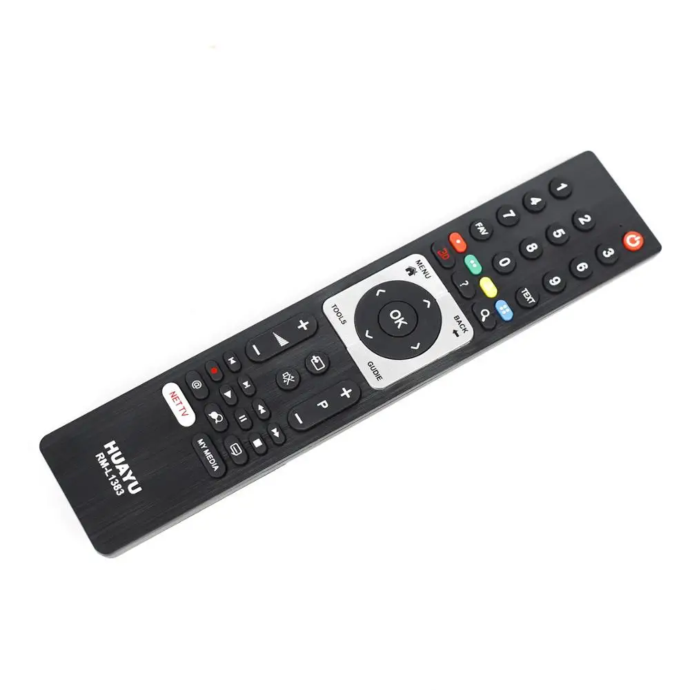 Пульт ДУ универсальный HUAYU для Grundig RM L1383 (корпус TP 7) LCD TV TP7187R(TP7) T1252 283C RN 906C RC GD1